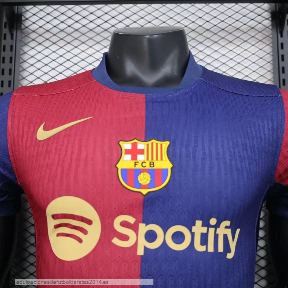 Nuevo 1ª Jugadores Camiseta Barcelona 24/25 Azul Rojo Baratas